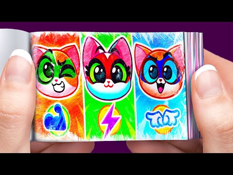 SUPER KITTENS! 🏠✨Safety Rules and Good Manners at Home ✔️Stories for Kids 📖😻Purr-Purr Flipbook