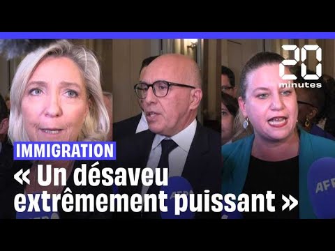 Rejet de la loi immigration : &laquo;Un d&eacute;saveu extr&ecirc;mement puissant&raquo; r&eacute;agissent les d&eacute;put&eacute;s