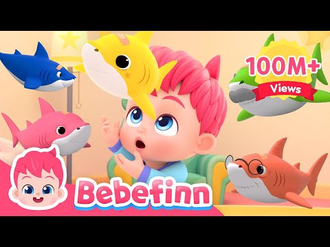 Five Little Sharks 🦈 | EP39 | Baby Shark Doo Doo Doo | Bebefinn Songs for Kids | Nursery Rhymes