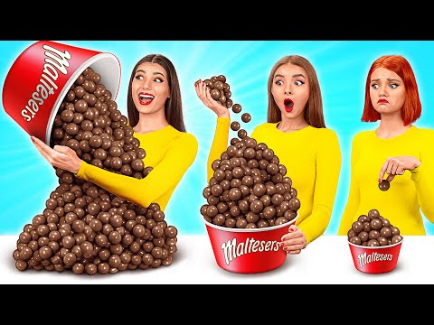 تحدي لوحة كبيرة أو متوسطة أو صغيرة | حيل غذائية رائع Multi DO Challenge