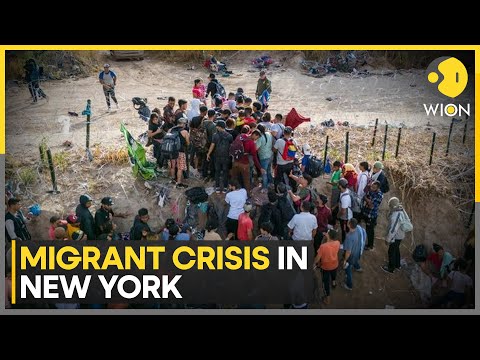 Migrant crisis in US: New York evacuates migrants to school, Mayor defends shifting migrants | WION