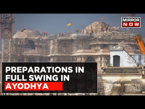 GRAND Preparations Underway In Ayodhya Ahead Of Ram Temple Consecration Ceremony | Top News