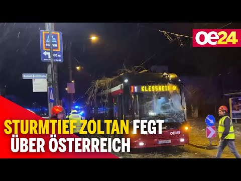 Sturmtief Zoltan fegt &uuml;ber &Ouml;sterreich