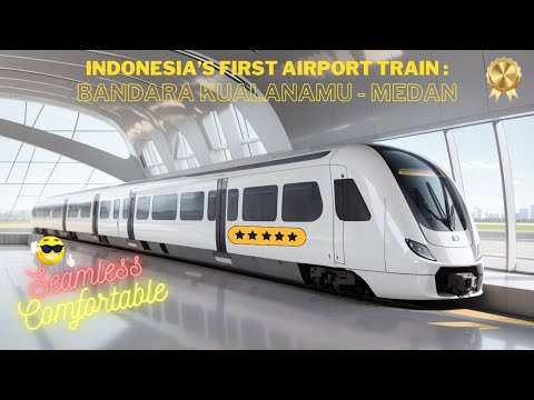 Riding Kualanamu Airport Train : Indonesia's First Airport Train