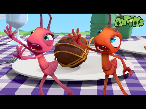 Spa-get-it 🍝| ANTIKS 🐜 | Old MacDonald's Farm | MOONBUG KIDS | Animal Cartoons for Kids