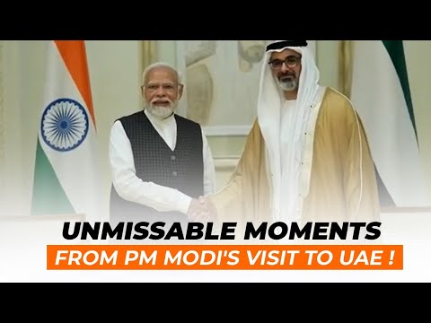 Watch the unmissable moments from PM Modi's visit to UAE yesterday! 