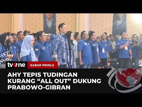 Diisukan Kurang &quot;All Out&quot; Berikan Dukungan, AHY Angkat Bicara | Kabar Pemilu tvOne