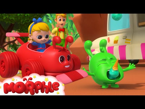 Ice Cream Race | Morphle Vehicles | @MorphleTV | Mila and Morphle | Kids Cartoons