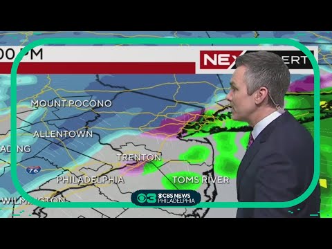 NEXT Weather: Snow map for Philadelphia region