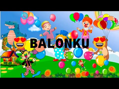 Belajar Lagu Anak - anak BALONKU,Belajar warna Balon