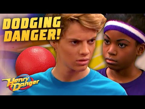 Henry's Trampoline Dodgeball Championship! Dodging Danger | Henry Danger