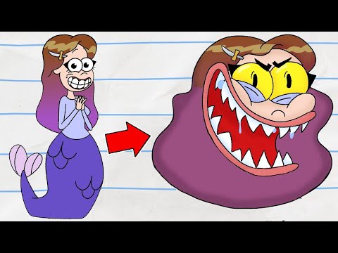 SCARY Mermaid! | Boy &amp; Dragon | Cartoons for Kids | WildBrain Bananas