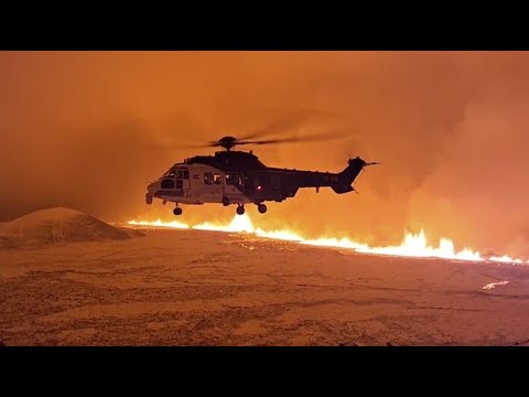 Vulkanausbruch auf Island nach wochenlangen Beben