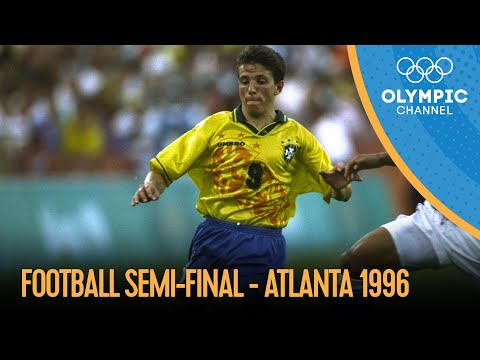 Nigeria vs Brazil - Men's Football Semi-Final Atlanta 1996 | Atlanta 1996 Replays