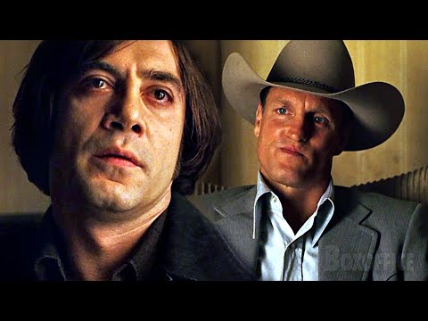 One-on-one with a psychotic killer | No Country for Old Men | CLIP