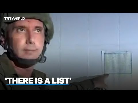 Israeli soldier claims Arabic calendar is Hamas 'guardian list'
