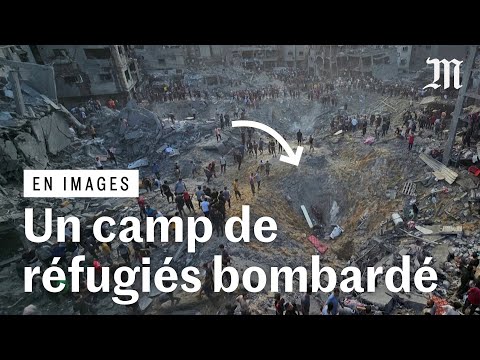 Un camp de r&eacute;fugi&eacute;s bombard&eacute; &agrave; Jabaliya, Gaza : les images v&eacute;rifi&eacute;es