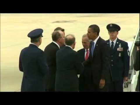 Obama Arrives in Memphis