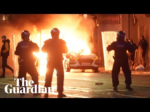 Violent protests break out across central Dublin after stabbing attack at school