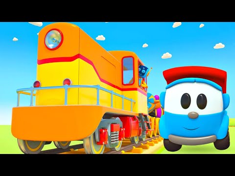 Leo the truck cartoon &amp; Chu Chu train cartoon! New vehicles for kids.