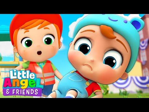 Baby's First Boo Boo | Little Angel And Friends Kid Songs