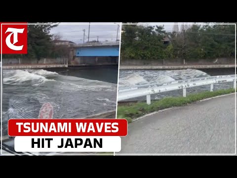 Tsunami waves hit Japan after massive earthquake strikes Ishikawa