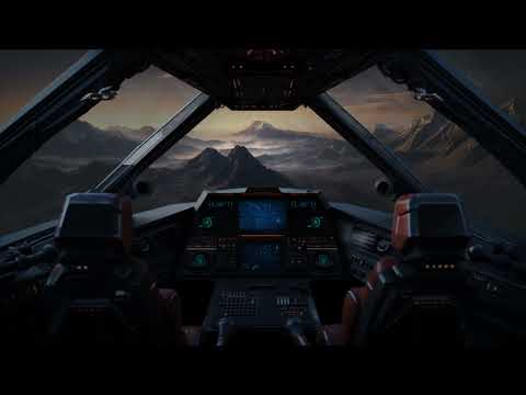 Radio Chatter &amp; Spaceship Cockpit From Patrol Flight. Sci-Fi Ambiance for Sleep, Study, Relaxation