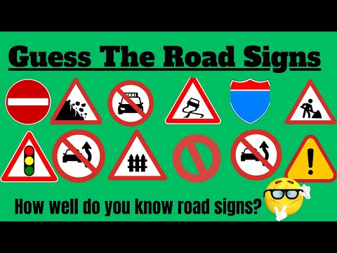 Guess The Road Signs| RoadSignsQuiz|Guess 70 Road Signs