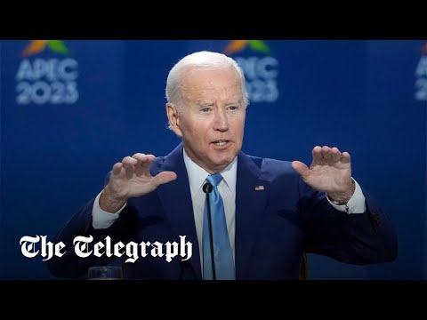 Joe Biden gives up trying to pronounce tech company&amp;rsquo;s name in latest gaffe