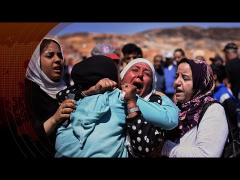Deuils et souffrances apr&egrave;s le tremblement de terre au Maroc