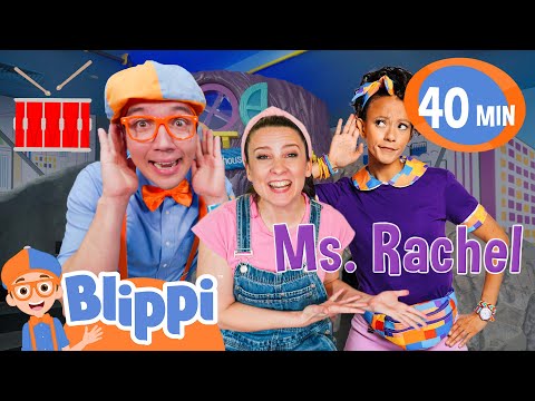 Blippi &amp; Ms Rachel's Musical Party! | 💤 Bedtime, Wind Down, and Sleep with Moonbug Kids