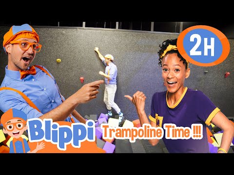 Learn the Alphabet  - ABCs at the Trampoline Park + More | Blippi and Meekah Best Friend Adventures