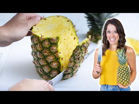 How to Cut a Pineapple in Under 5 Minutes! (Rings or Cubes)