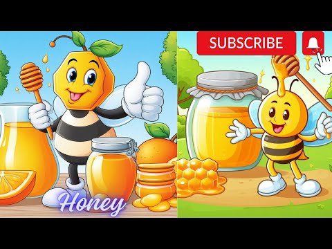 Honey cartoon educational story for kids/kids learning'/Science for Kids'