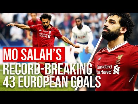 Mo Salah&rsquo;s Record Breaking 43 European Goals | Liverpool FC