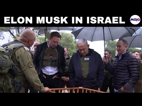 Israel Prime Minister Benjamin Netanyahu shows Elon Musk the horrors of the massacre by Hamas.