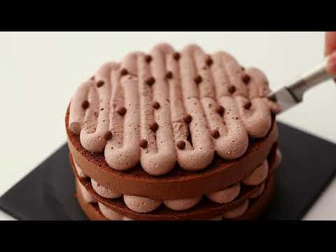 초콜릿 없이 맛있는 초코케이크 만드는 방법/ 초코우유케이크 /초코제누아즈/초코 케이크 레시피/chocolate cake