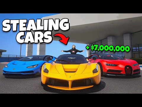 Robbing Every Car Dealership in GTA RP!