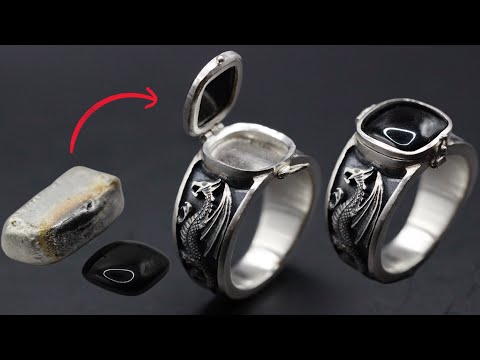 how compartment ring are made - handmade unique jewelry