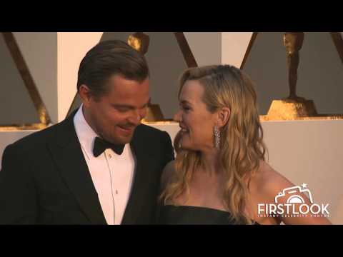 Kate Winslet and Leonardo DiCaprio Reunite at the 2016 Oscars 