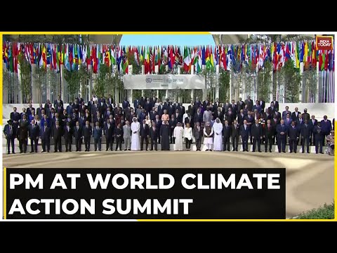 PM Modi Arrives At COP28 Venue, Greeted By UAE President, United Nations Chief