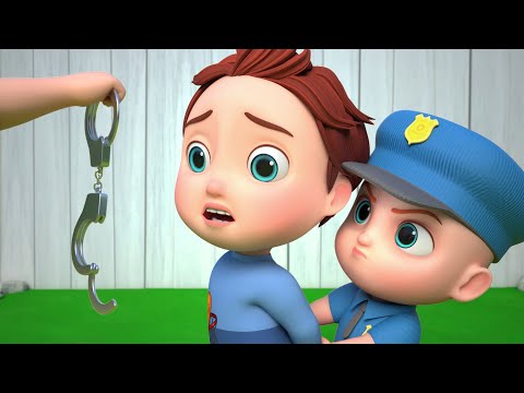 Police Officer Song 10 Minutes + More | Kids Songs And Nursery Rhymes | GoBooBoo