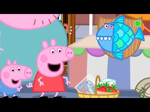 Peppa Pig Full Episodes - The Market - Cartoons for Children