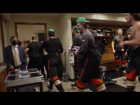 Ducks Prank Drysdale after First NHL Game.