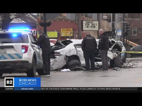 Chicago police investigate bad car crash on southwest side