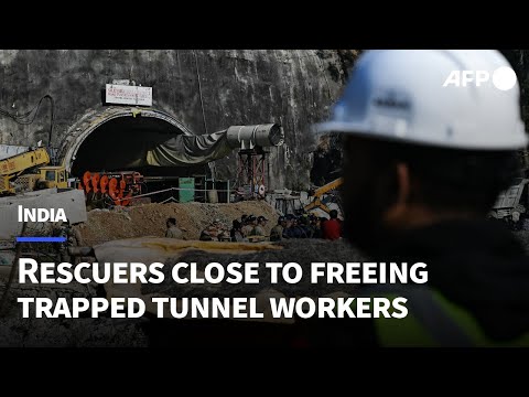 Indian rescuers close to freeing trapped tunnel workers | AFP