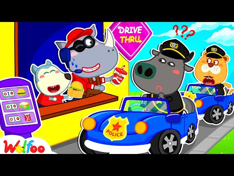 Fake Staff in McDonald's Drive Thru | Stranger Danger | Kids Safety Cartoon 🤩 Wolfoo Kids Cartoon