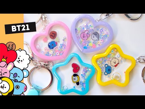 Watch Me Resin: BT21 Liquid Shaker Resin Charms