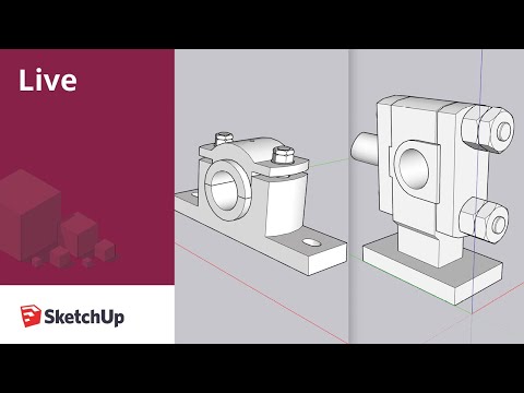 SketchUp Model Along Live - Assemblies!