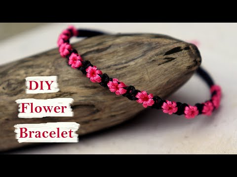 Handmade Flower Bracelet Ideas | How To Make Macrame Bracelets At Home | DIY Jewelry |Creation&amp;you